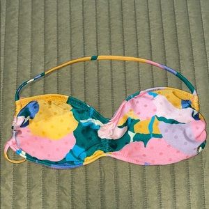 Volcom bathing suit top, bandeau